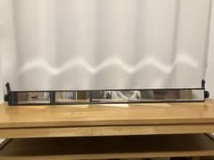 【値下げ】ウインクミラー 5パネル　ステンレスルーバーセット　取り付けパーツ付き ウインクミラー 5パネル ステンレスルーバーセット 取り付けパーツ付き