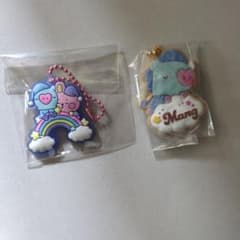 BT21 BTS 호보쿠쿠 동물 고무 마스코트 쿠키 매력 2개