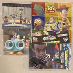 一番くじ トイストーリー P賞Q賞 クリアファイル ポストカードセット