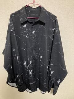 RAGEBLUE ラグイージー マーブル柄シャツ Mのサムネイル