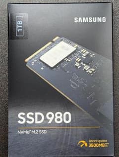 【状態良好】Samsung SSD 980 1TB NVMe M.2 SSDのサムネイル