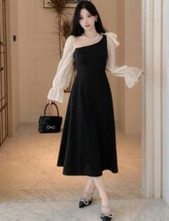SHEIN プリーツパーティドレスのサムネイル