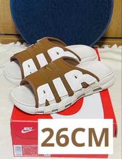 新品26CM Air More Uptempo Slide Sail/Brown - メルカリ