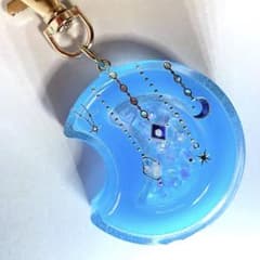 光る シャカシャカキーホルダー お月様のサムネイル