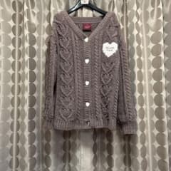 美品❤︎ジェラートピケ ハートアラン カーディガン 2025バレンタイン