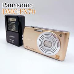美品✨ Panasonic LUMIX DMC-FX70 ゴールド タッチパネル - メルカリ