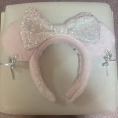 ピンクのミニーマウス風カチューシャ ディズニー