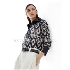 R16★美品★23-24AW★極上カシミヤブレンド セーター ブルネロクチネリ R16☆美品☆23-24AW☆極上カシミヤブレンド セーター ブルネロクチネリ