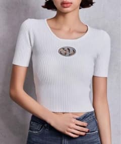 GYDA ハーフスリーブニットトップスのサムネイル