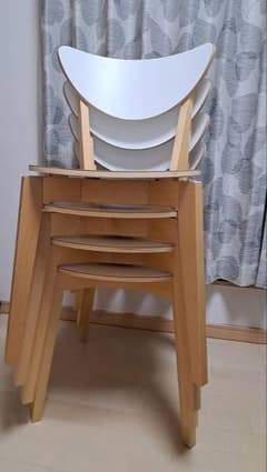 IKEA イケア ノールドミーラ チェア 4脚【引き取り希望】 - メルカリ
