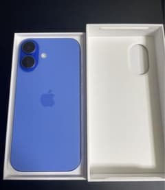 Apple iPhone 16 128GB ウルトラマリン SIMフリー+ケースのサムネイル