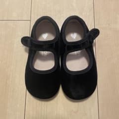 バレエシューズ ブラック キッズのサムネイル