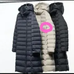 ユニクロ　ウルトラライトダウンロングコート　Мサイズ　 ベージュ　美品