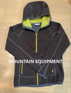 MOUNTAIN EQUIPMENT ジップ　パーカー　肌触り良く暖かいです！