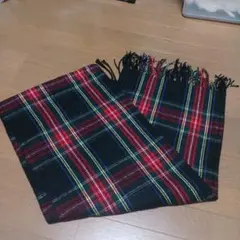 チェックマフラー