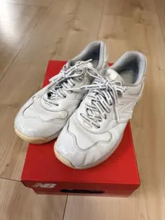 New Balance PG89 ホワイトスニーカー　パーリーゲイツコルボのサムネイル