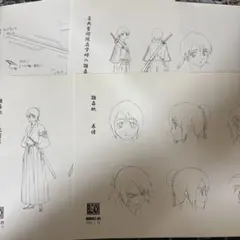 BLEACH 雛森桃　裁断済みモデルシート