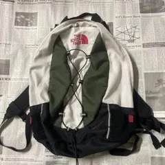 THE NORTH FACE リュックサック 緑/白/黒