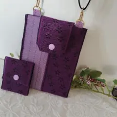 倉敷畳縁スマホショルダー&カードケース