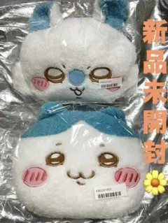 【2点セット】ちいかわ ふわふわフェイスポシェット ハチワレ/モモンガ