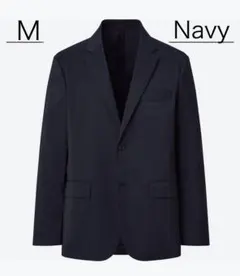 美品】UNIQLO 感動ジャケット ネイビー M メンズ