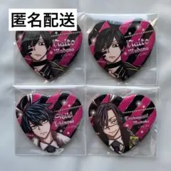 【新品未使用】桃源暗鬼　ハート缶バッジ　バニー　無坨野無人 一ノ瀬四季 桃華月詠