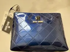 新品タグ付きマリークワント エナメルポーチ