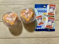 サンリオ　カプセルステッキ2 ペンライトガチャ ポチャッコ　アクリルクリップ