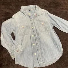 UNIQLO ユニクロキッズ　ライトブルー デニムシャツ 110