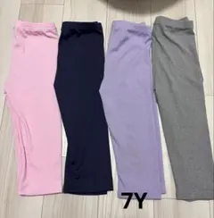 7分丈　レギンス　ズボン　ボトムス　パンツ　7歳　7Y 120cm