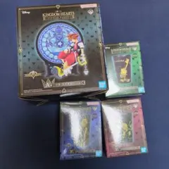 新品 キングダムハーツ A賞 ソラ スタチュー ガラスプレート 4枚