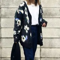 niko and … ニコアンド　モチーフアソートジャガードカーディガン