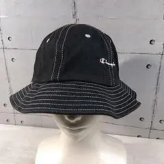☆Champion チャンピオン デニム バケットハット 黒 58cm