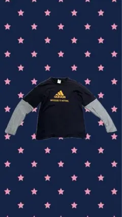 adidas ネイビー グレー トレーナーのサムネイル