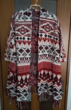 H&M DIVIDED エスニック 羽織 幾何学模様