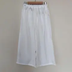着物ペチパンツ【白80】正絹 リメイク ハンドメイド インナーパンツ