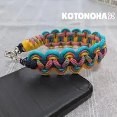 149✱スマホストラップ ハンドストラップスマホショルダー パラコード