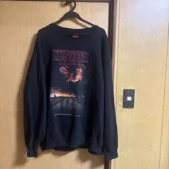 Stranger Things ブラック スウェット XXL