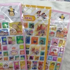 ディズニー ブロックシールセット 3種類