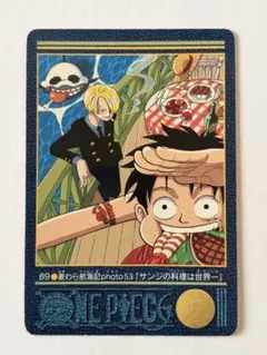 【良品】ワンピースカード　ビジュアルアドベンチャー　7巻表紙　ルフィ　サンジ 良品】ワンピースカード ビジュアルアドベンチャー 7巻表紙 ルフィ