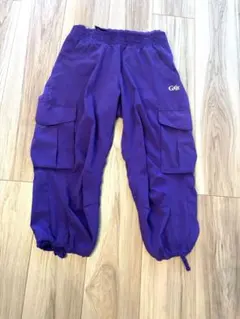 G-fit トレーニングウェア　Mサイズ　エアパン　カーゴ　パープル　紫