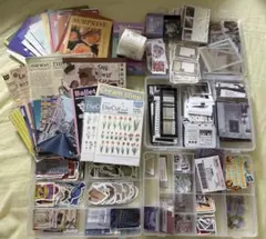 ステッカー ポストカード コラージュ素材 まとめ売り