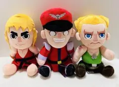 ストリートファイターII ラウンドワン限定 ぬいぐるみ 12種