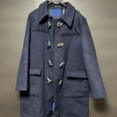 ネイビー ダッフルコート ロング丈