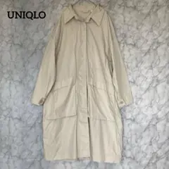 ユニクロ　トレンチコート　XL サイズ　綿100% ベージュ　大きいサイズ