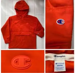 未使用 美品 champion ANORAK アノラック オレンジ orange