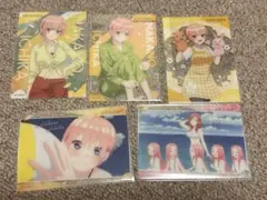 五等分の花嫁 中野一花 クリアカード 5枚セット