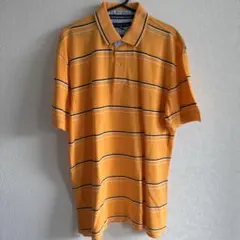 価格交渉可★クリーニング済★TOMMY HILFIGER ストライプ ポロシャツ