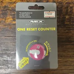 ゴルフ　新品スコアカウンター　NEX ONE RESET COUNTER ピンク