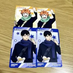 ハイキュー!! コスモワールド　コラボ　日向&影山　カードセット